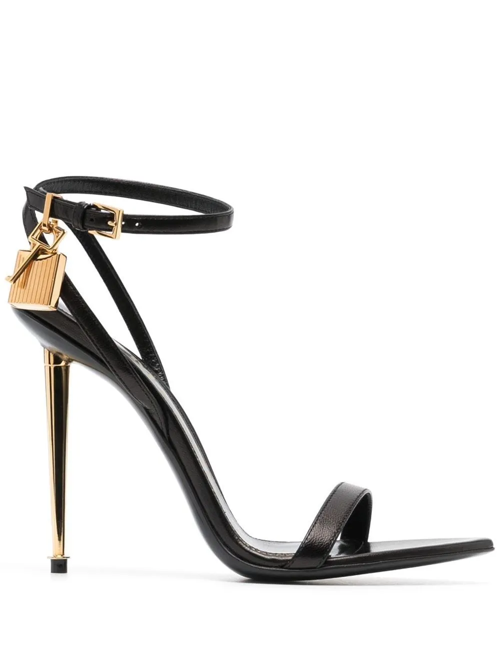 Tom Ford Padlock Leather Sandals