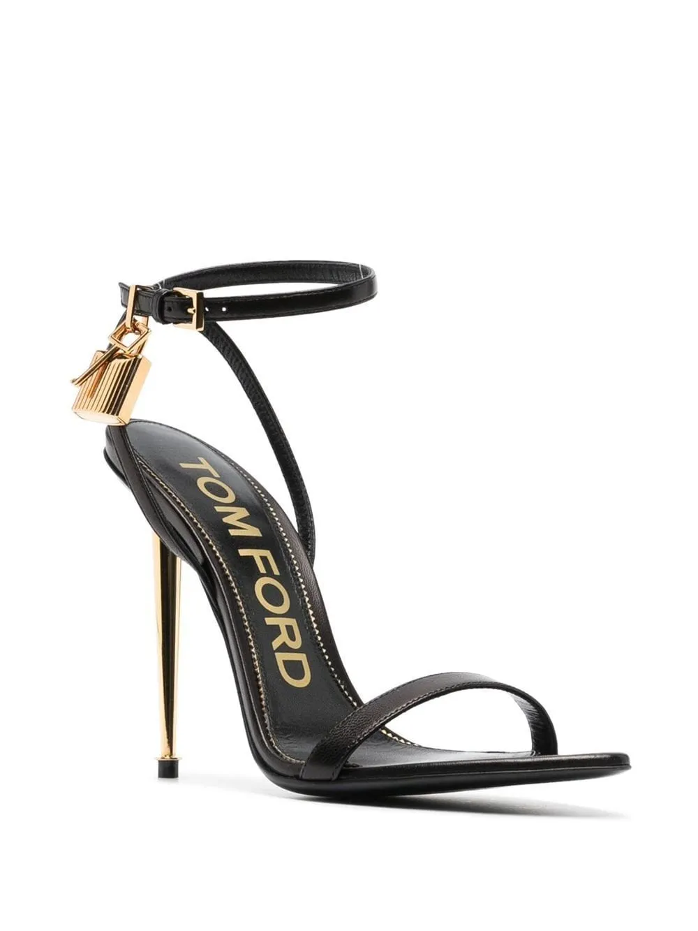 Tom Ford Padlock Leather Sandals