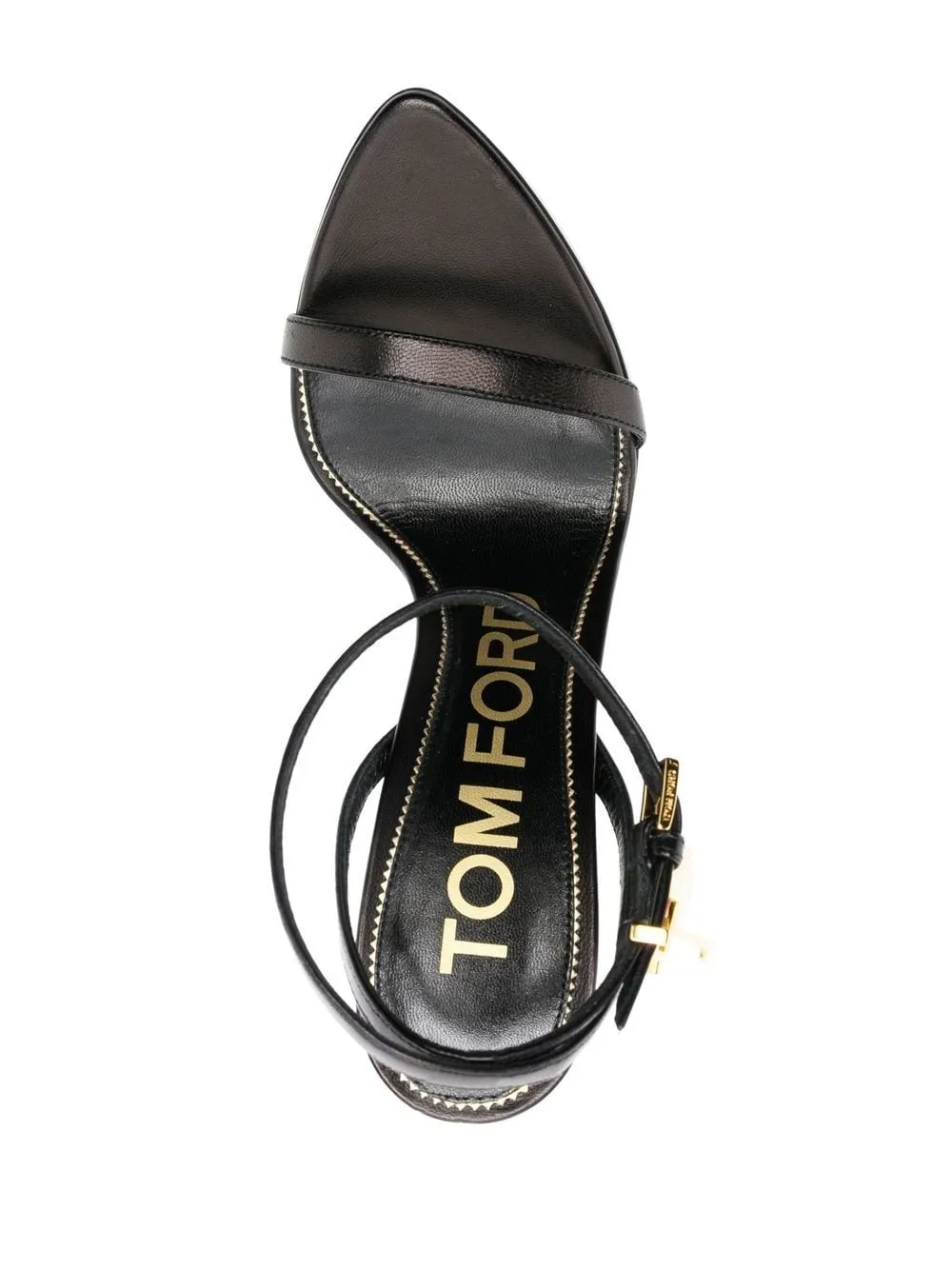 Tom Ford Padlock Leather Sandals