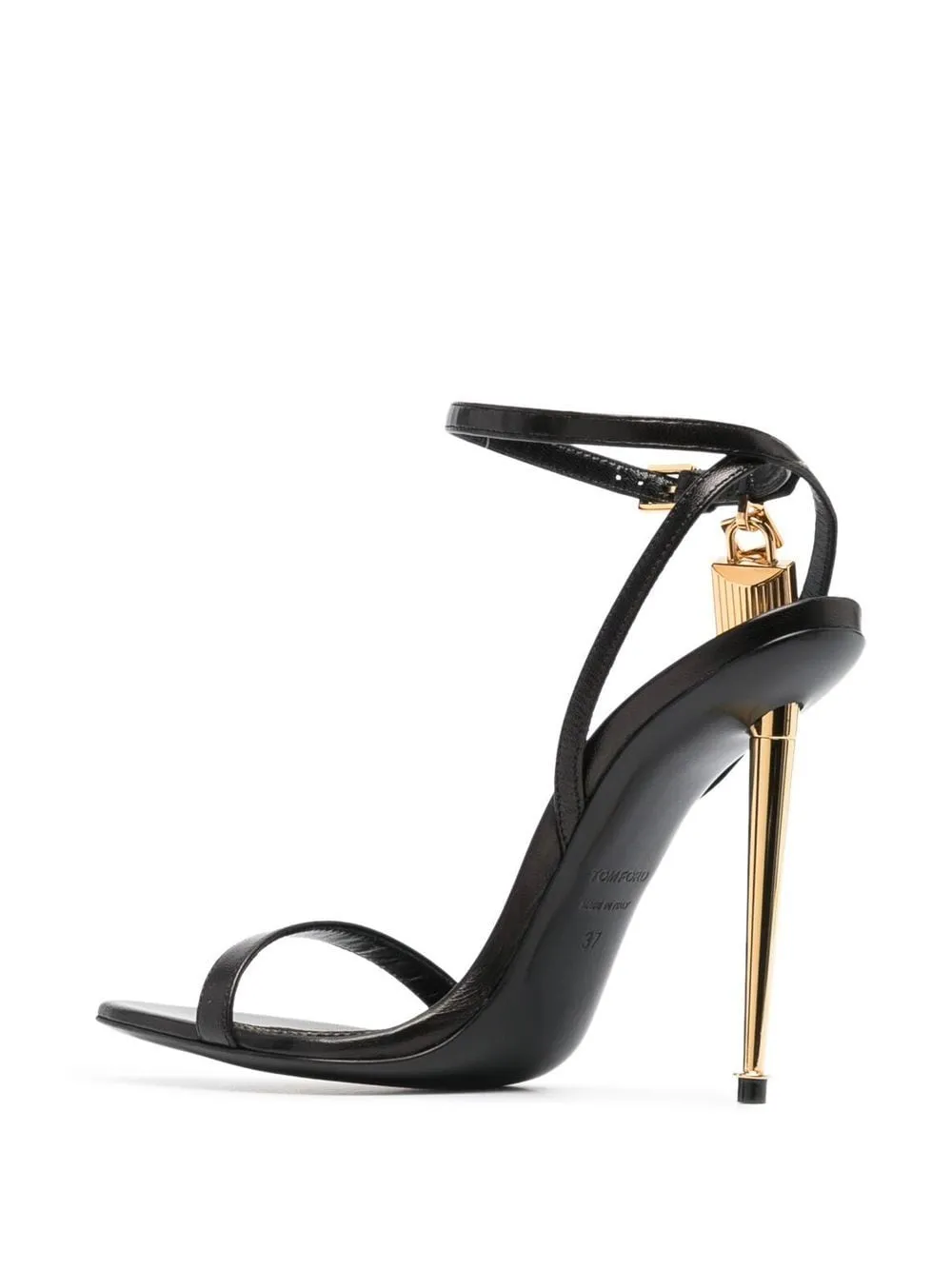 Tom Ford Padlock Leather Sandals