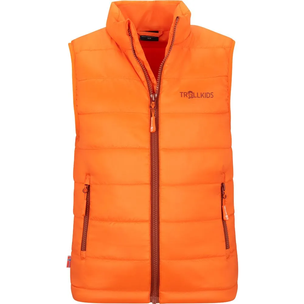 Trollkids - Trondheim Vest Kids bright orange