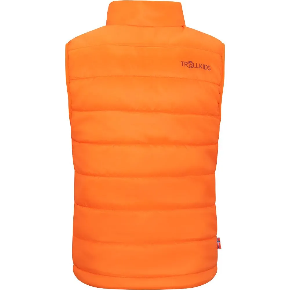 Trollkids - Trondheim Vest Kids bright orange