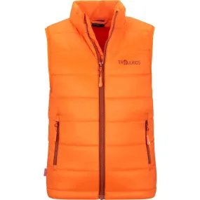 Trollkids - Trondheim Vest Kids bright orange