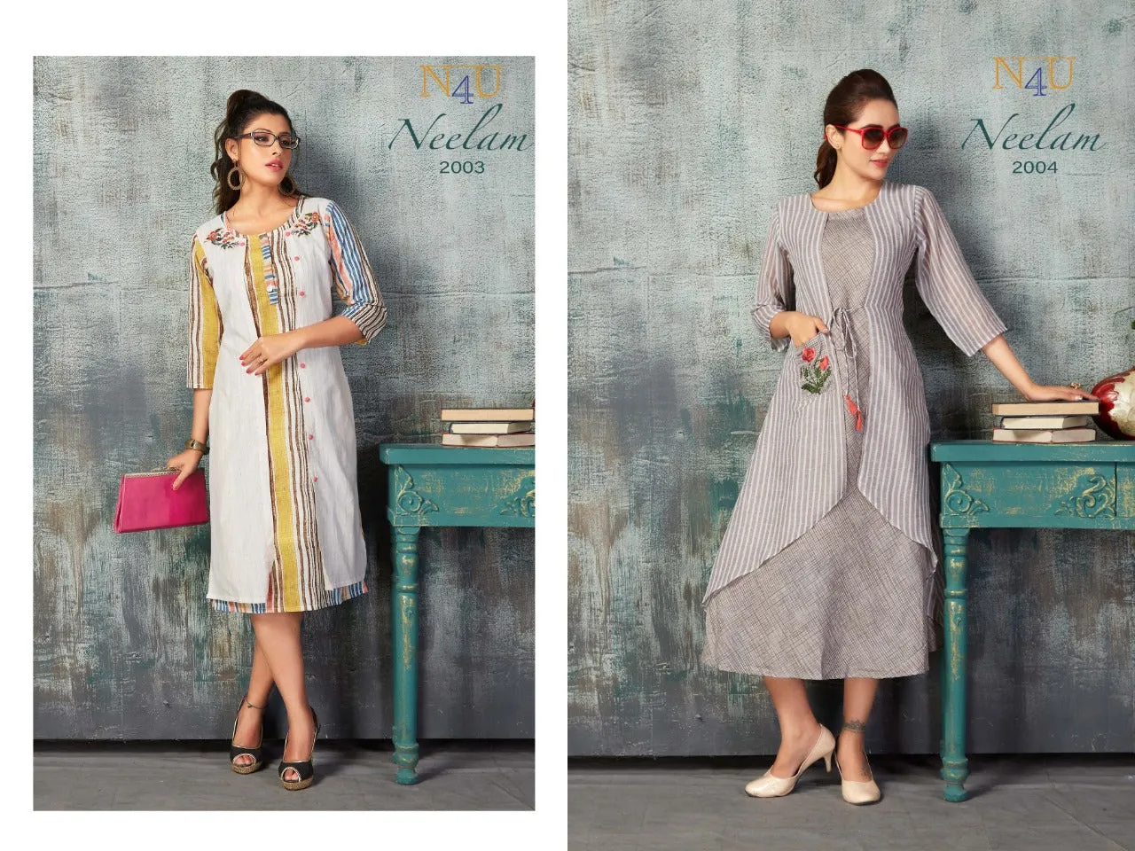 TUNIC HOUSE PRESENTS NEELAM DIGITAL PRINT COTTON KURTI COLLECTION