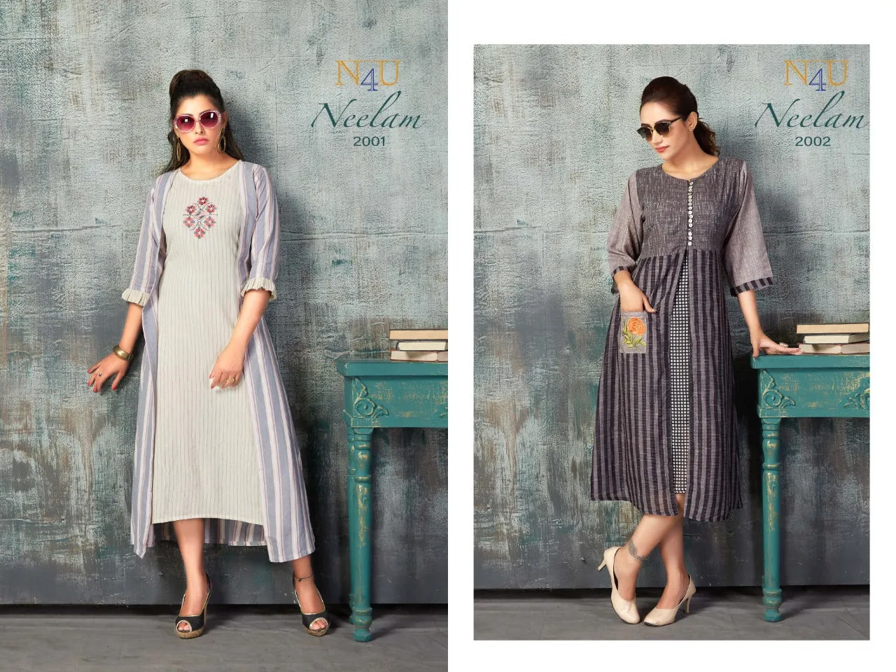 TUNIC HOUSE PRESENTS NEELAM DIGITAL PRINT COTTON KURTI COLLECTION