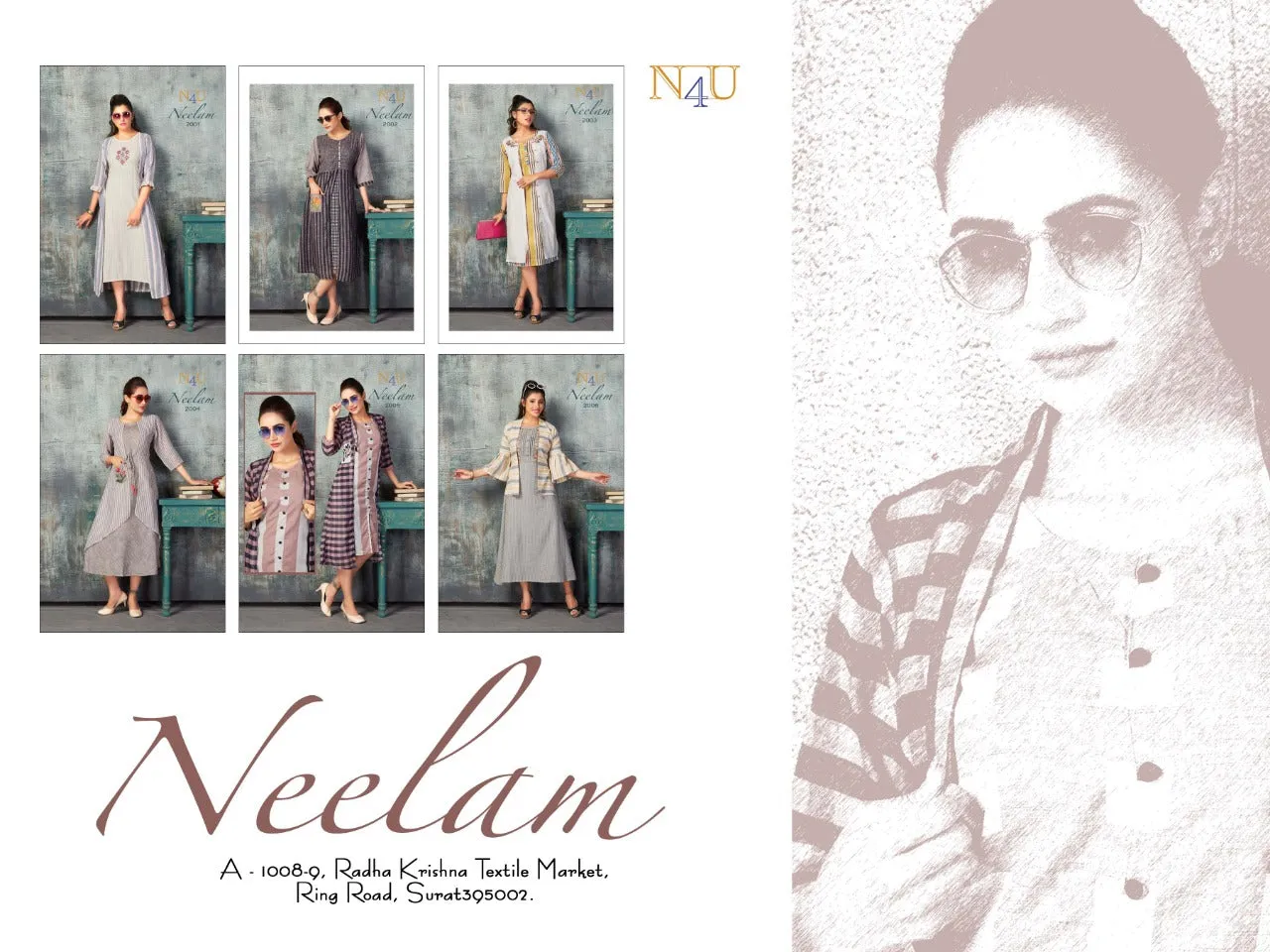 TUNIC HOUSE PRESENTS NEELAM DIGITAL PRINT COTTON KURTI COLLECTION