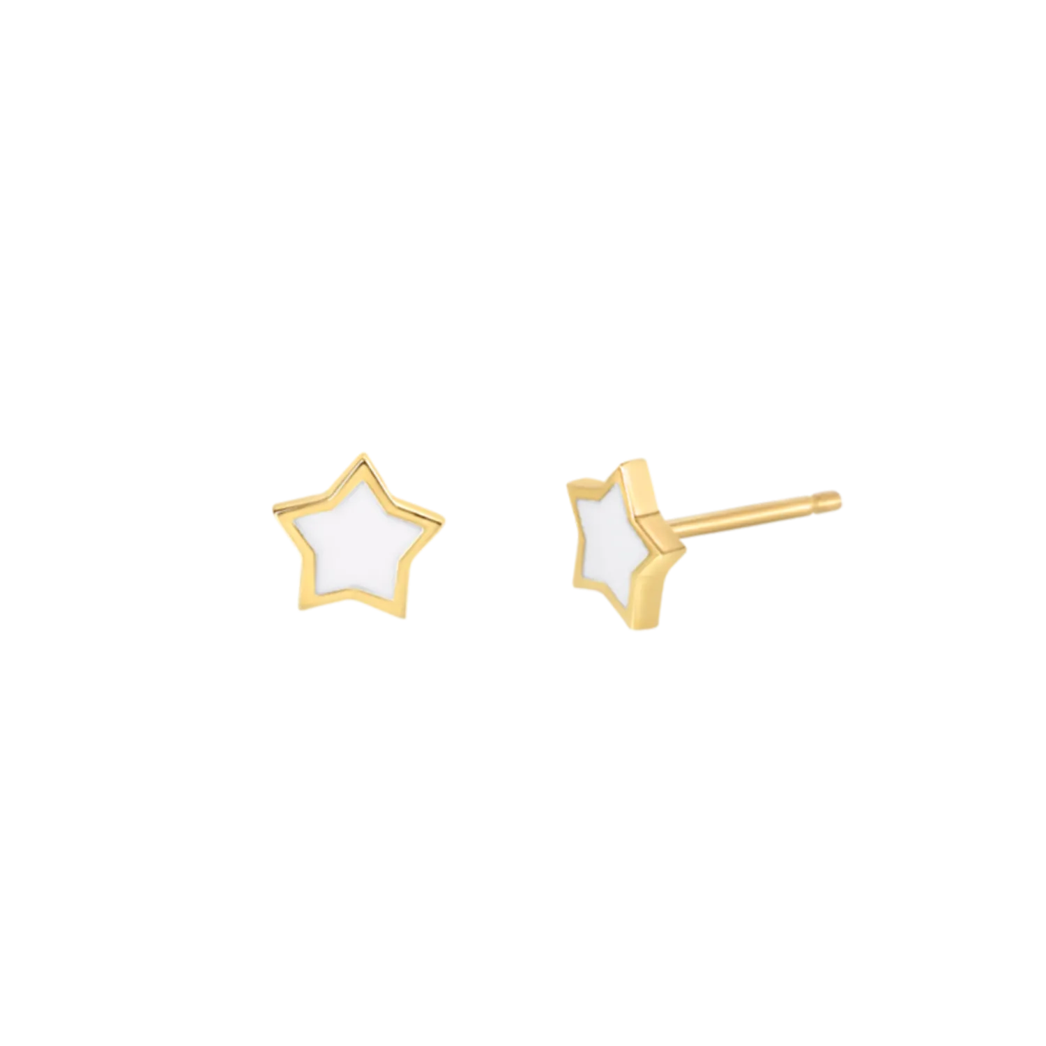 Twinkle Star Enamel Stud Earrings