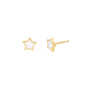 Twinkle Star Enamel Stud Earrings