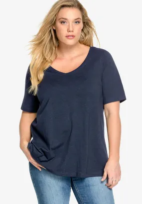 V-Neck A-Line Tunic