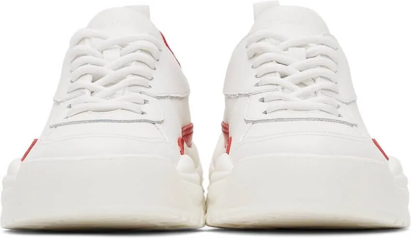 Valentino Garavani White & Red Gumboy Sneakers