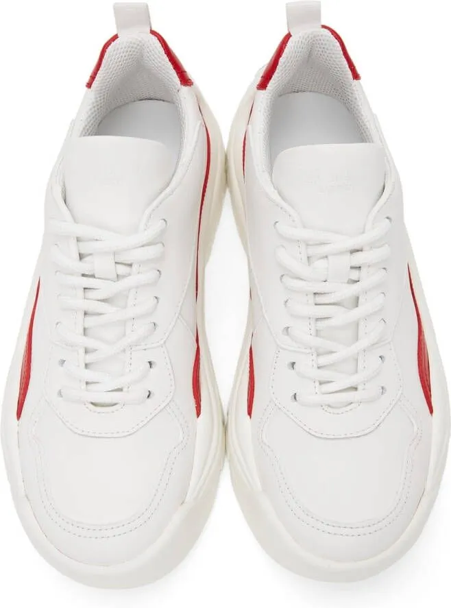 Valentino Garavani White & Red Gumboy Sneakers