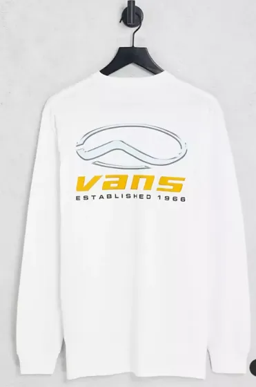 Vans Chromatic Long Sleeve T-Shirt - White