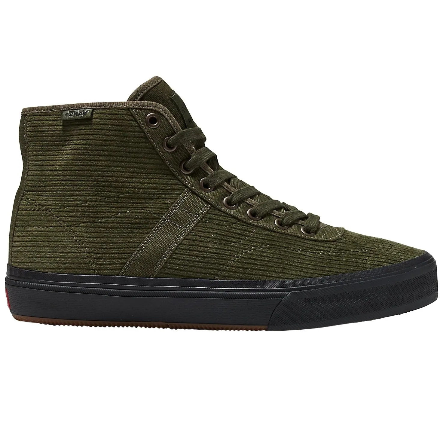 VANS CROCKETT HIGH DECON CORDUROY OLIVE/BLACK