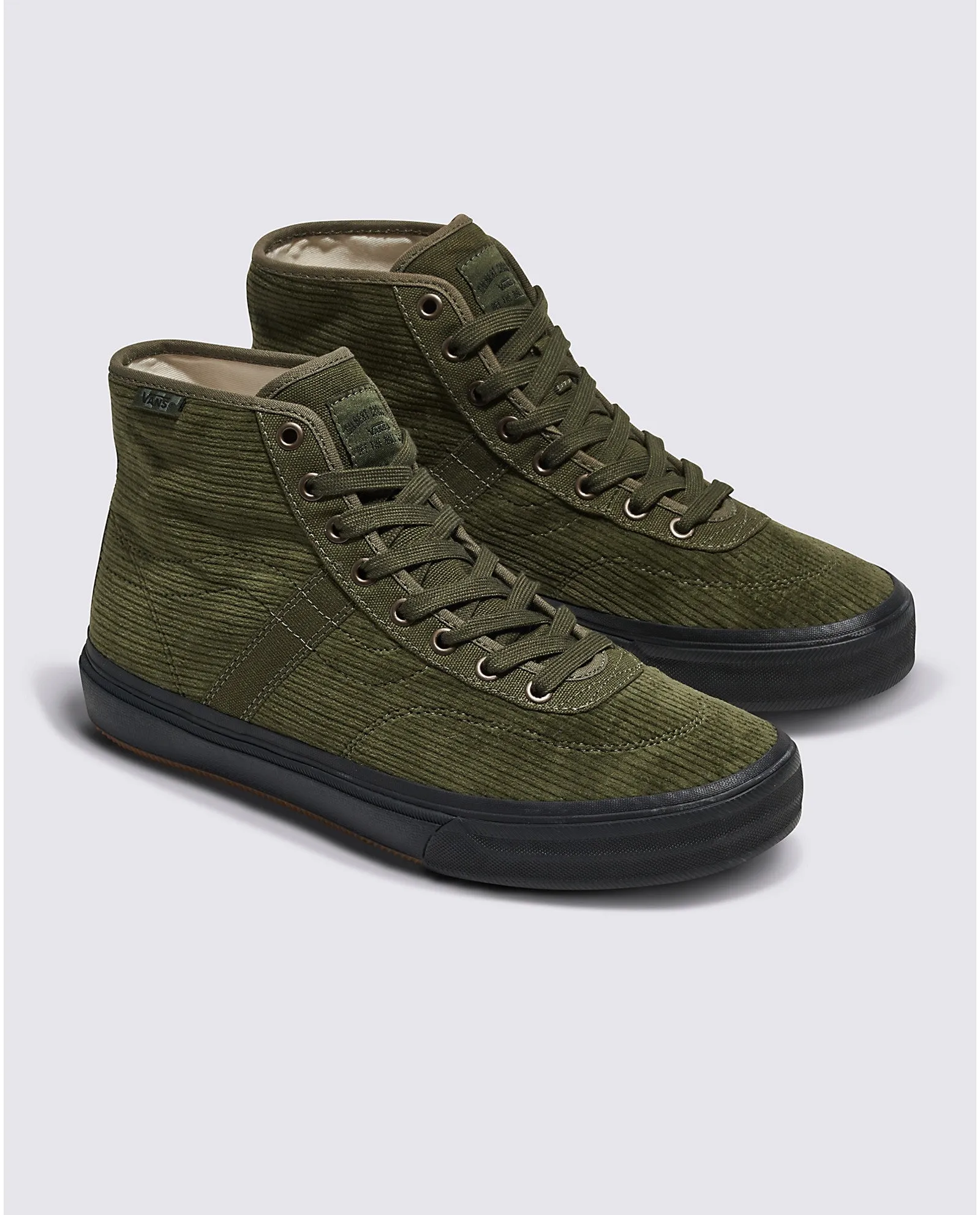 VANS CROCKETT HIGH DECON CORDUROY OLIVE/BLACK