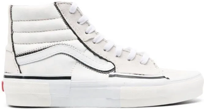 Vans Sk8-Hi top leather sneakers White