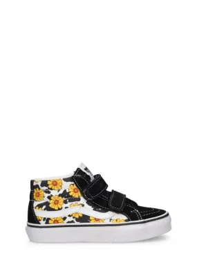 Vans   SK8-Mid leather blend strap sneakers 