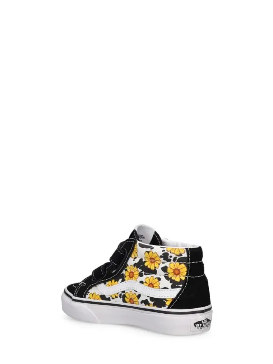 Vans   SK8-Mid leather blend strap sneakers 