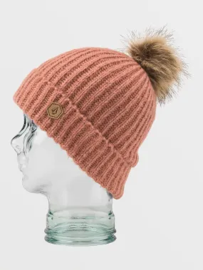 V.Co Lyra Bobble Beanie - EARTH PINK