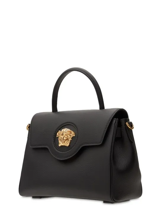 Versace   Medusa leather top handle bag 