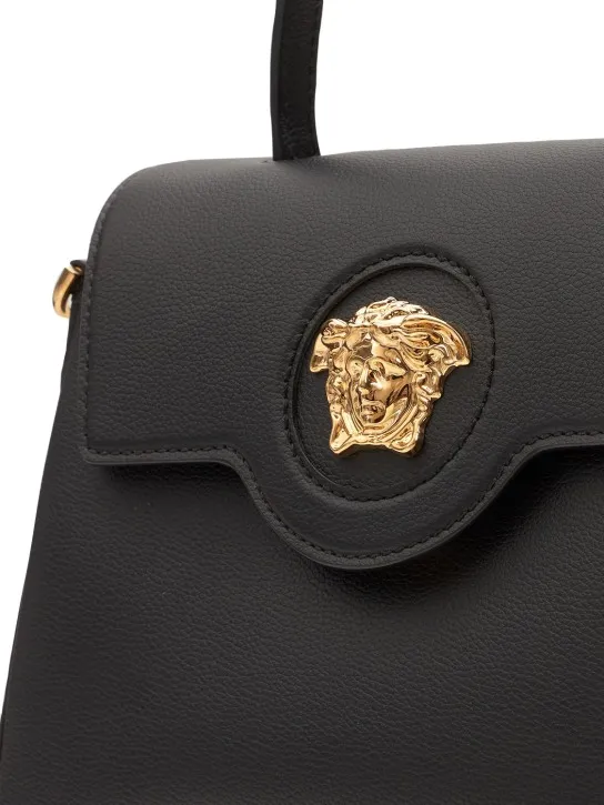 Versace   Medusa leather top handle bag 