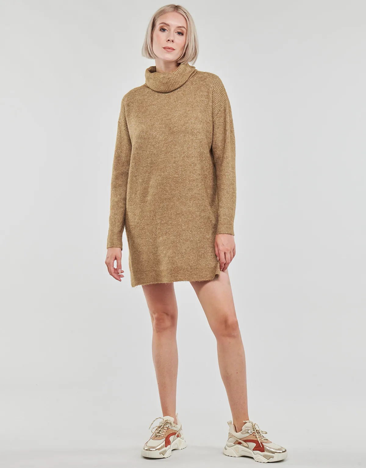 Vila VICILIA ROLLNECK L/S KNIT TUNIC/SU