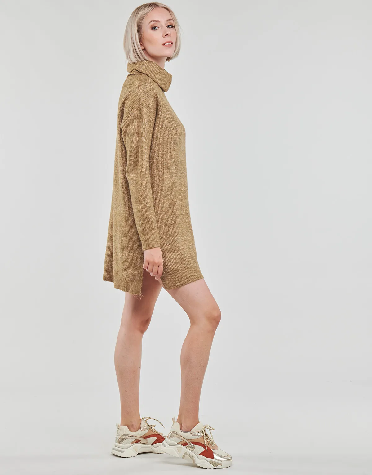 Vila VICILIA ROLLNECK L/S KNIT TUNIC/SU