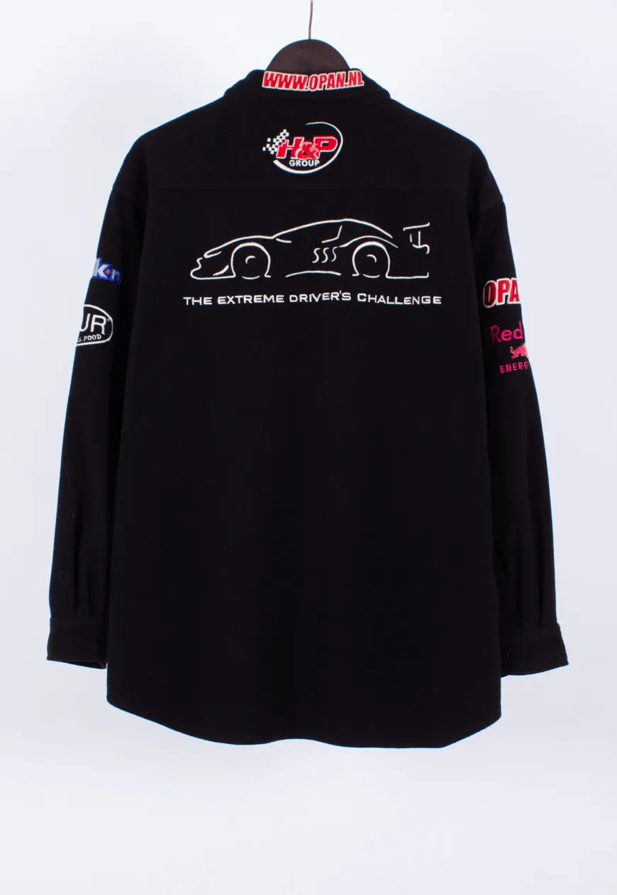 Vintage 90s Racing Fleece Shirt | Vintage Boutique Hull