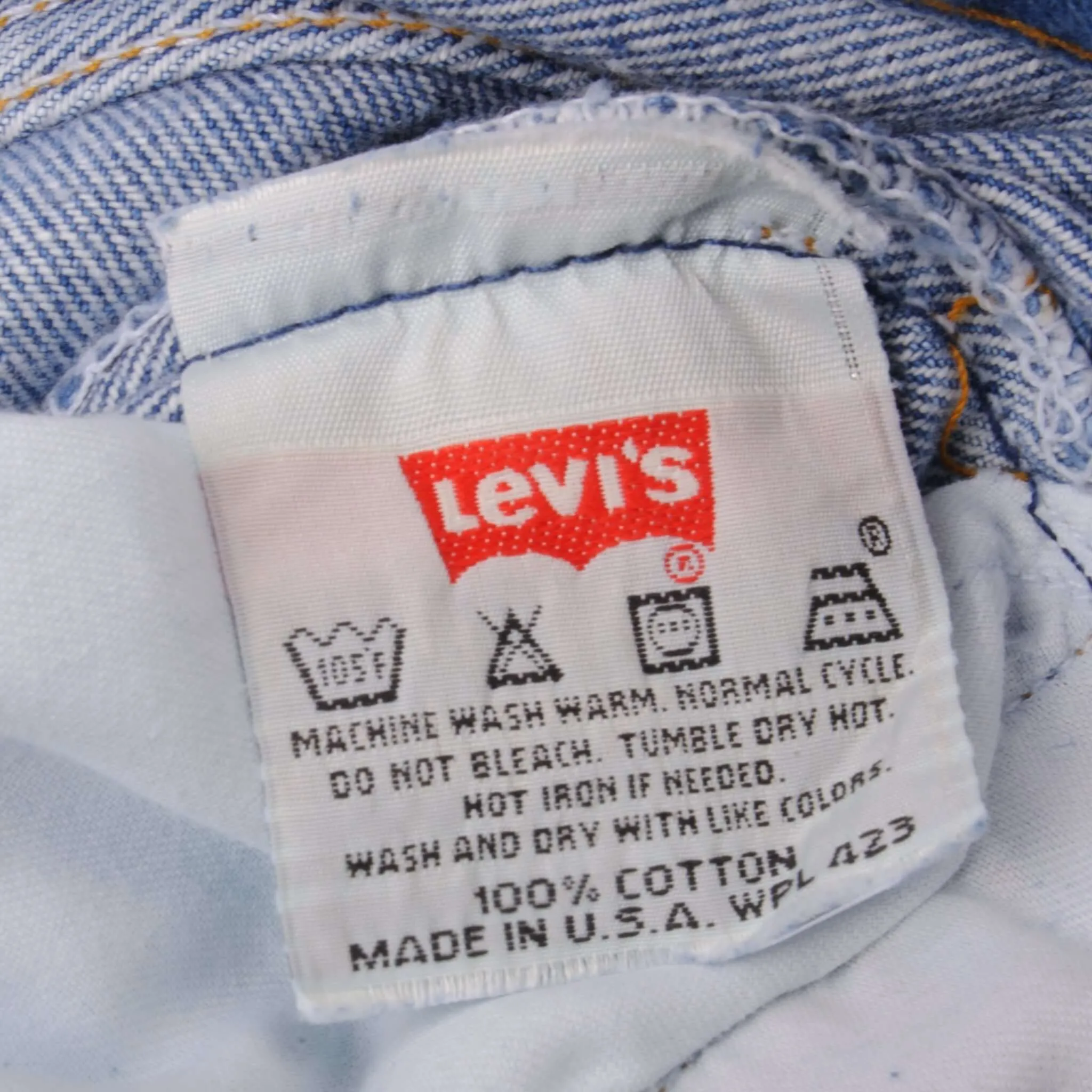 VINTAGE LEVIS 501 PRESHRUNK JEANS 1993 SIZE 38X32 W38 L32 MADE IN USA DEADSTOCK