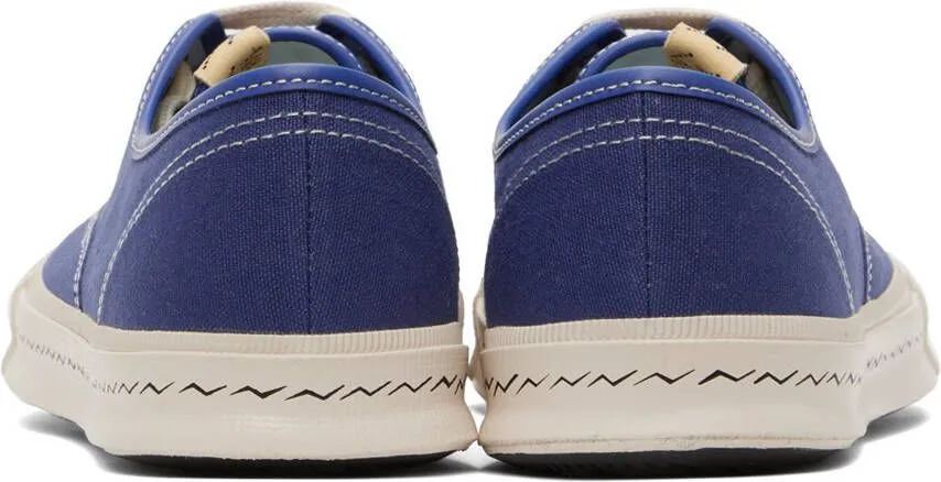 Visvim Navy Logan Deck Sneakers