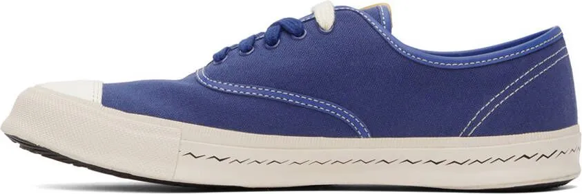 Visvim Navy Logan Deck Sneakers