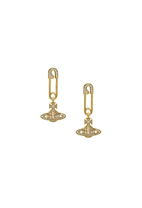 Vivienne Westwood Lucrece Earrings Gold Plated