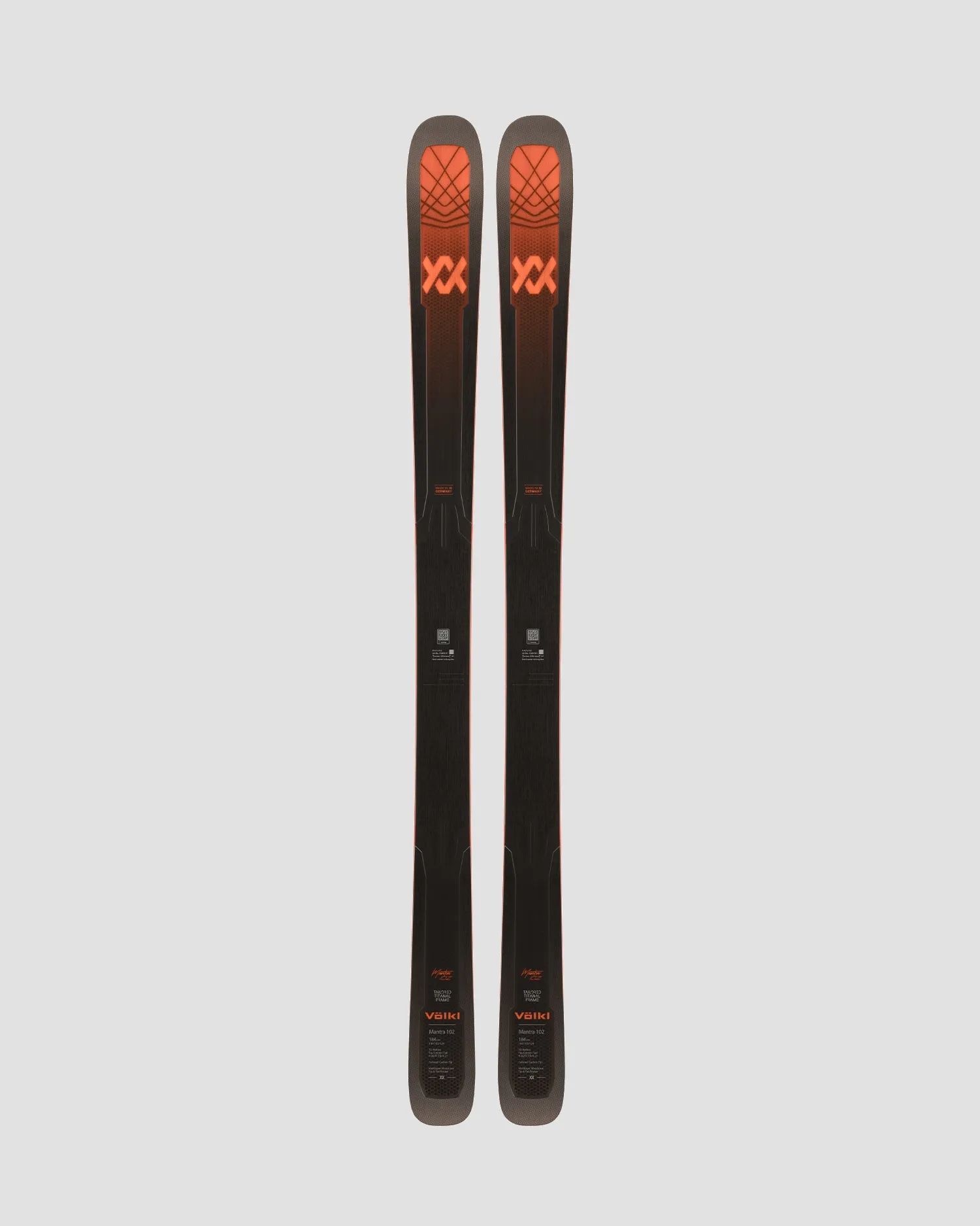 Volkl Mantra 102 FLAT ski with Marker Jester 16 bindings 110mm 7624x1.jc v2410111-nd2