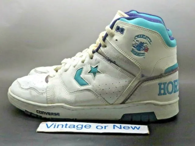 VTG 80's 1989 NBA Converse Pinnacle Hi Series Charlotte ...