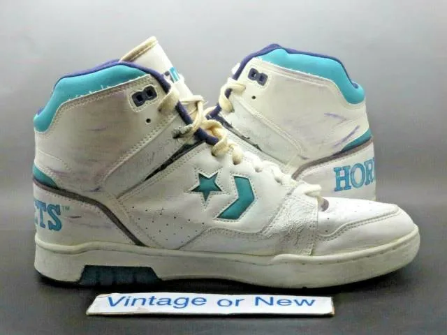 VTG 80's 1989 NBA Converse Pinnacle Hi Series Charlotte ...