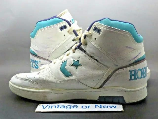 VTG 80's 1989 NBA Converse Pinnacle Hi Series Charlotte ...