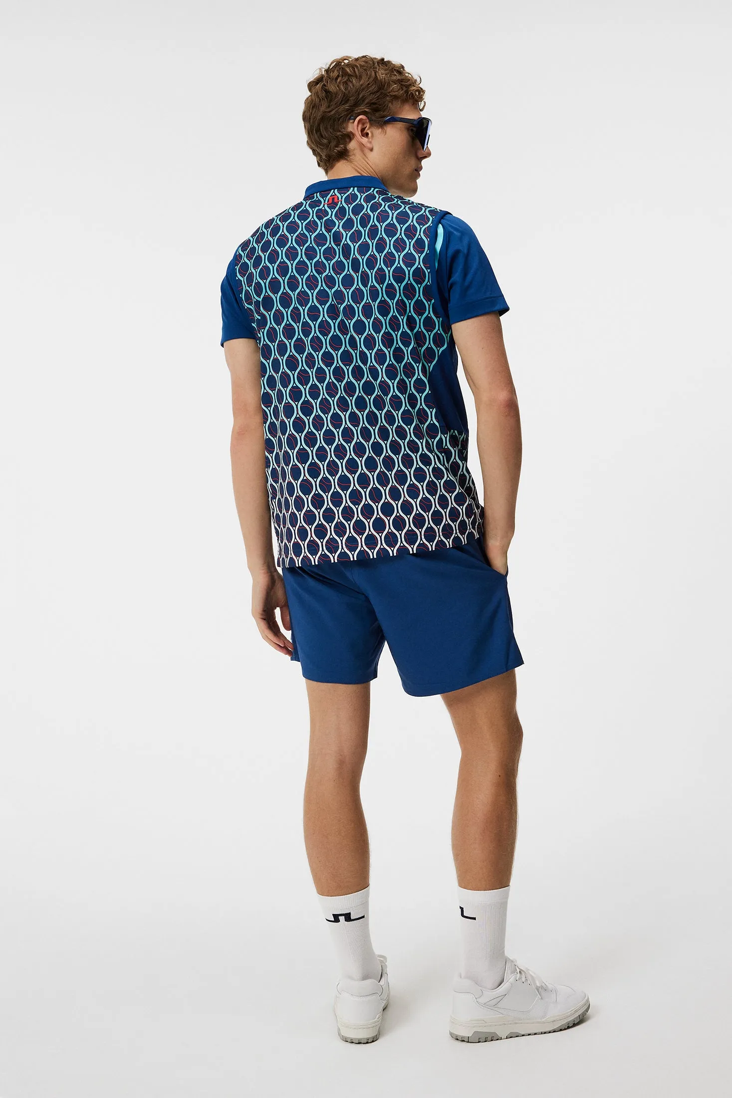 Wesley Print Vest / Racket Fade Estate