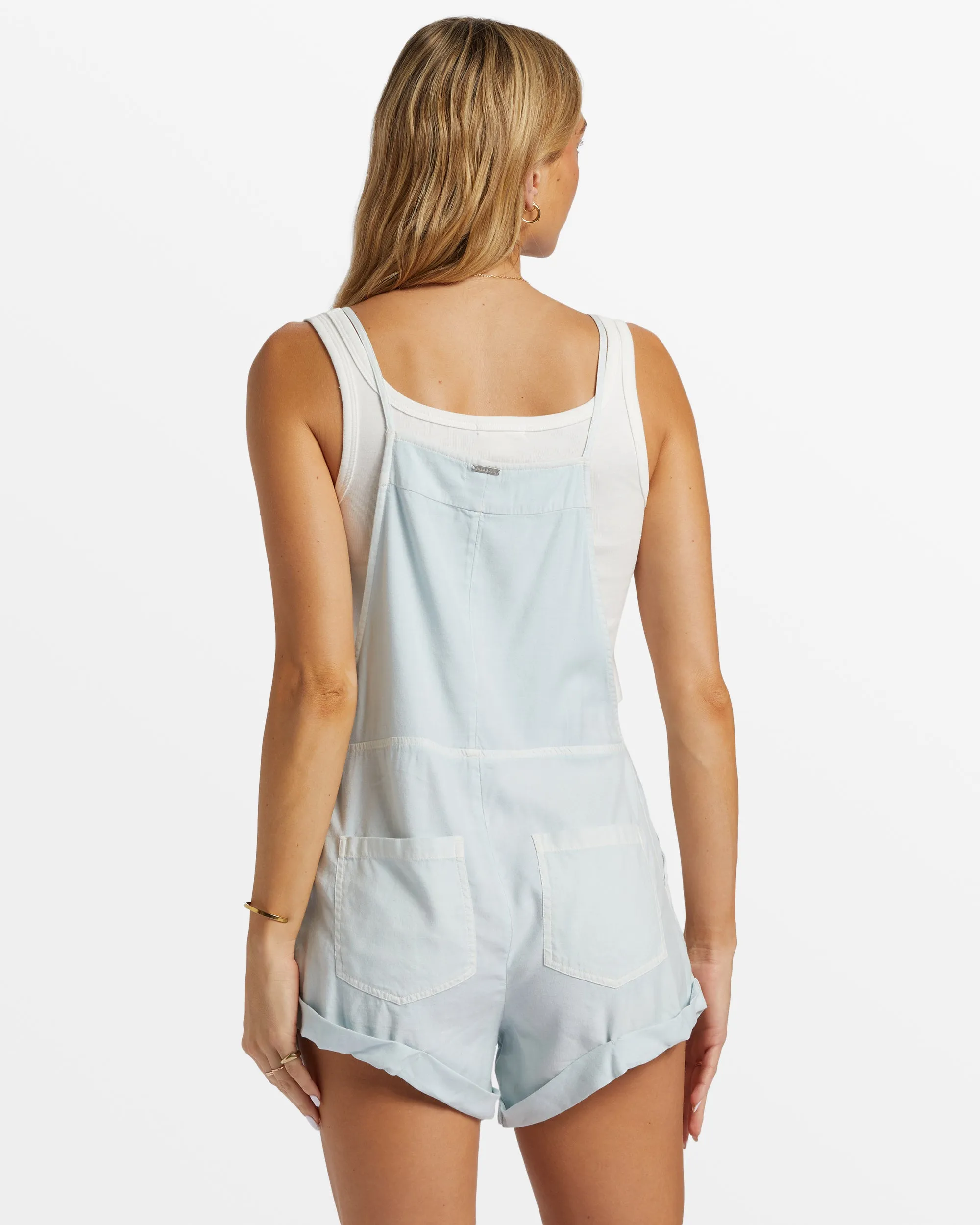 Wild Pursuit Romper - Light Chambray