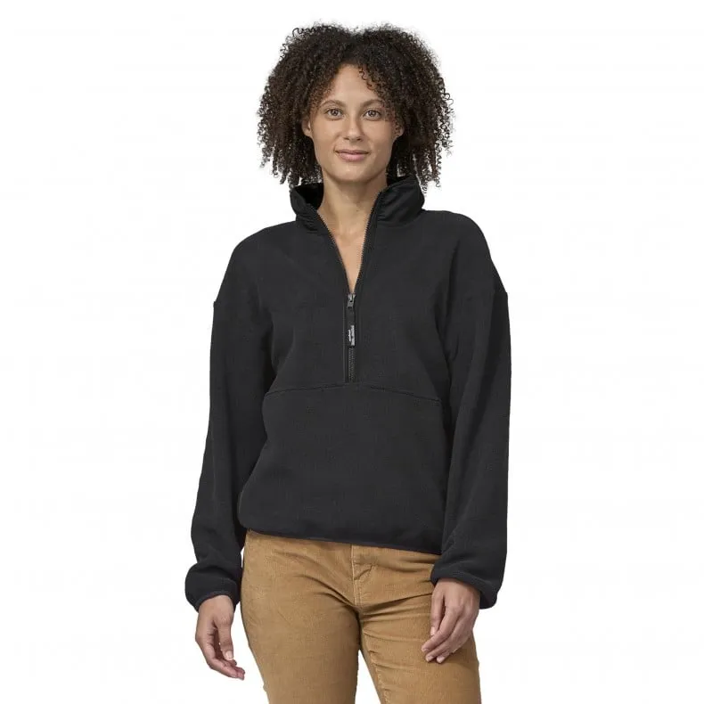 Women's Patagonia Synchilla Fleece Marsupial (Black)