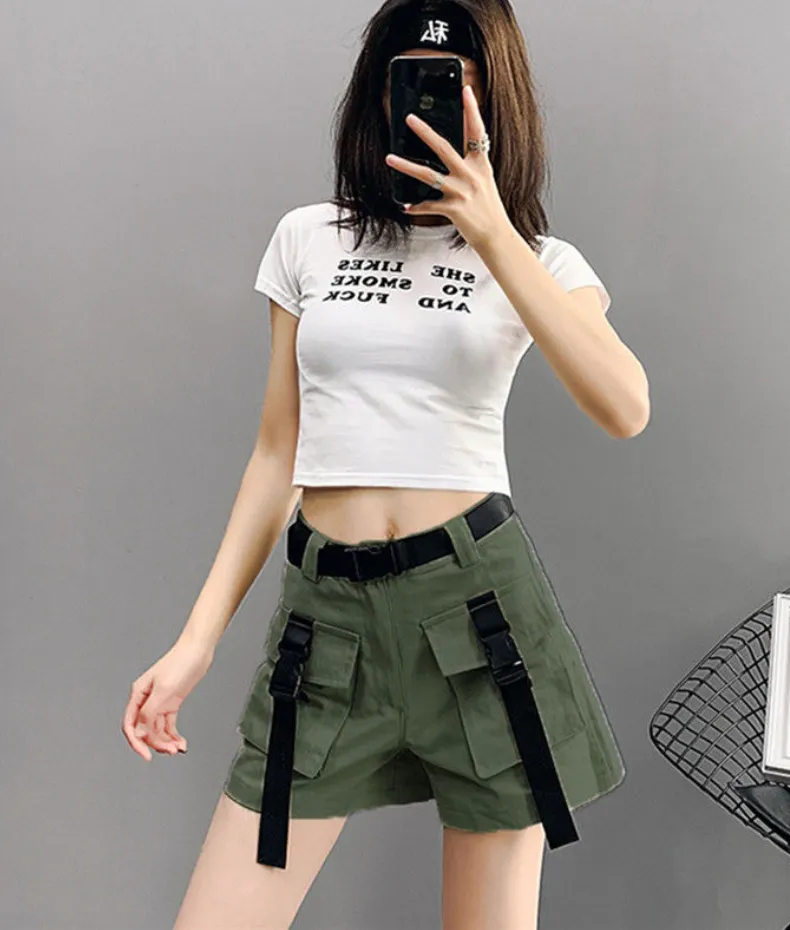 women's techwear shorts