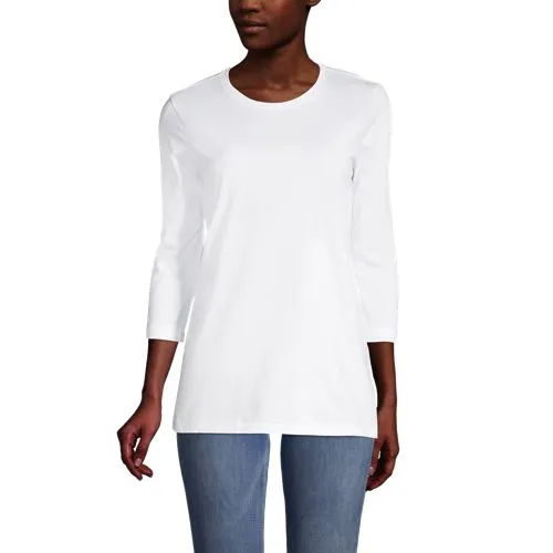 Women's Three-Quarter Sleeve Supima Cotton Tunic