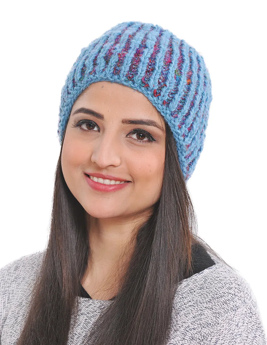 Wool Stripes Beanie