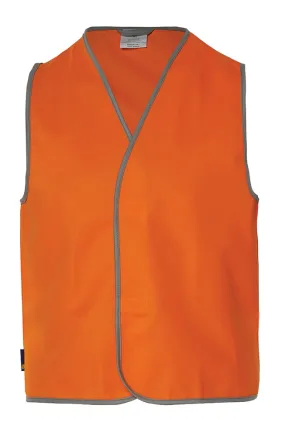 Workhorse MVE012 High Visibility Safety Vest - Polyester Tricot - Orange - Small