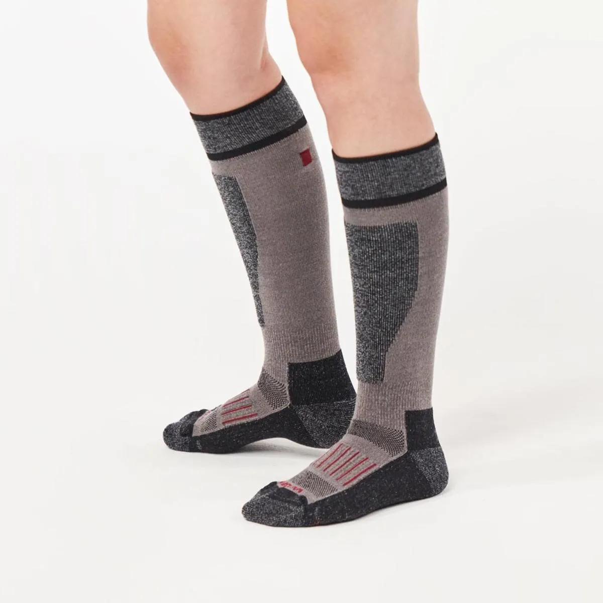 Worn Enhanced Ski Over The Calf Height Socks