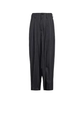 W/RY RANDOM HERRINGBONE DOUBLE TUCK WIDE PANTS