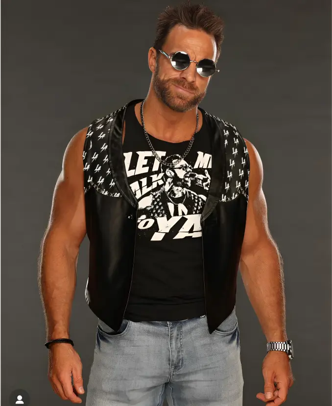 WWE LA Knight Leather Vest