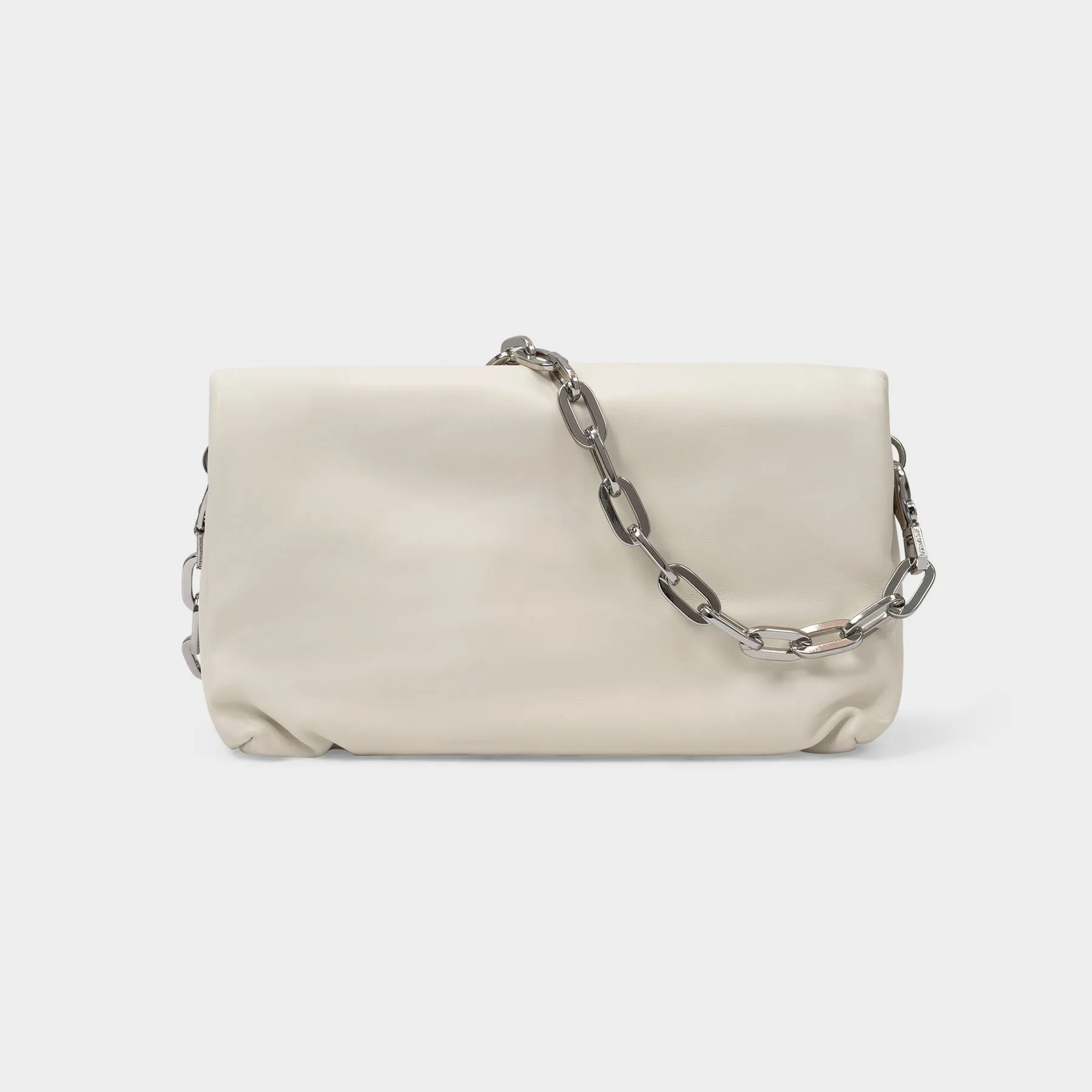 Zadig & Voltaire  Rockyssime Bag in Beige Leather