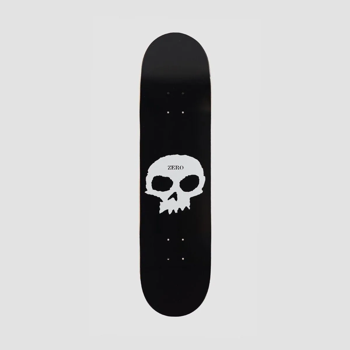 Zero Single Skull Skateboard Deck Black/White - 8