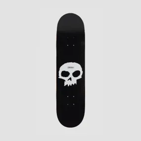 Zero Single Skull Skateboard Deck Black/White - 8